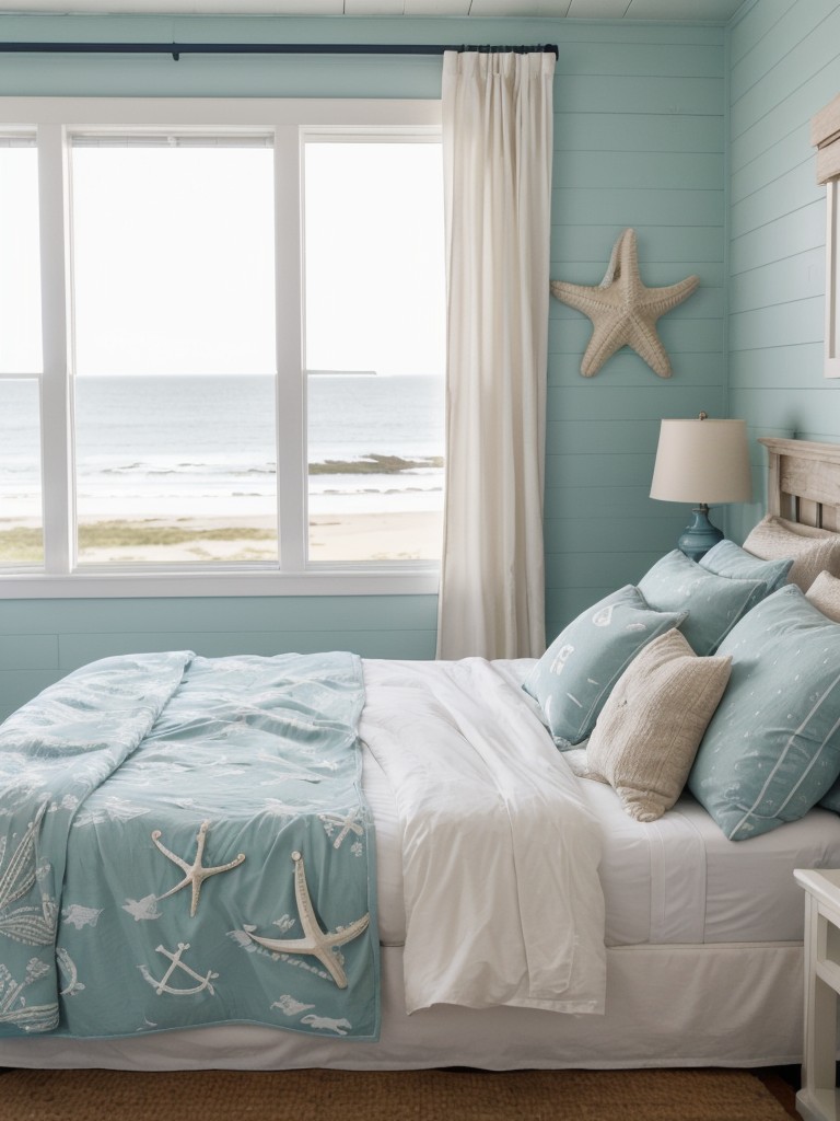 Coastal Bedroom Bliss: Nautical Apartment Decor Ideas