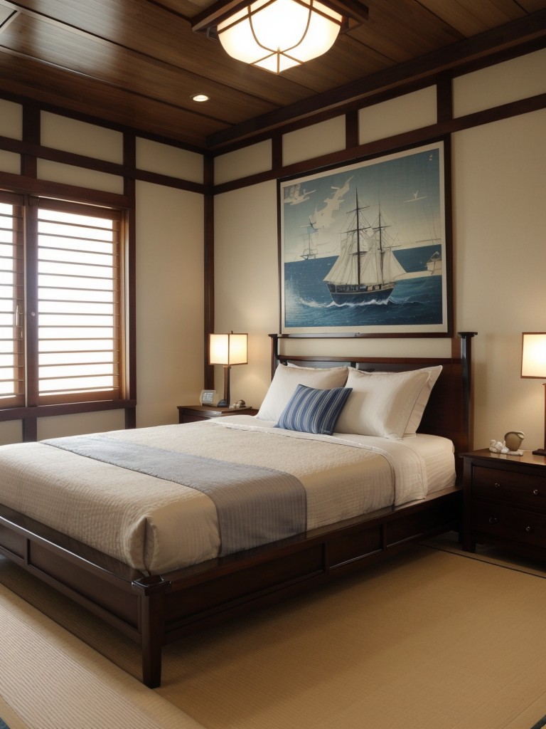 Nautical-Inspired Bedroom! Set Sail to Dreamland with Serene Zen Decor