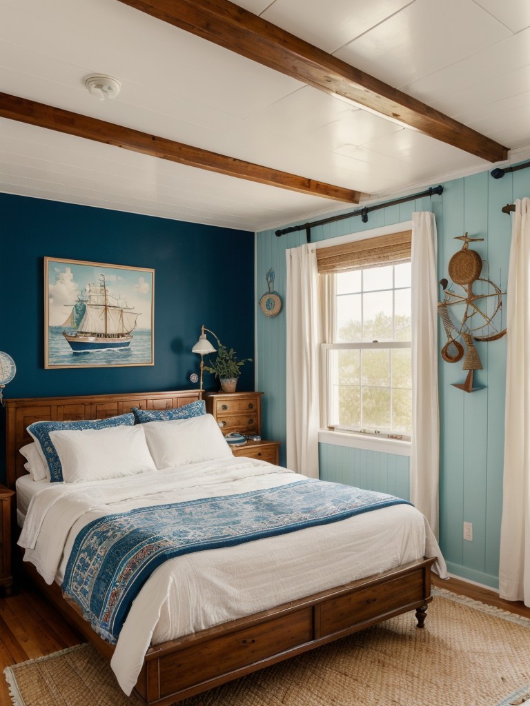 Ahoy! Create a Dreamy Nautical Bedroom Retreat With Coastal Vibes ?