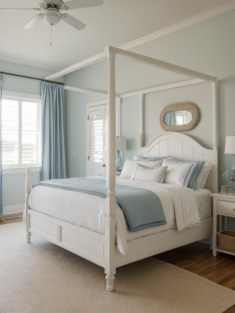 Nautical Bedroom Decor: Coastal Charm for a Sophisticated Space!