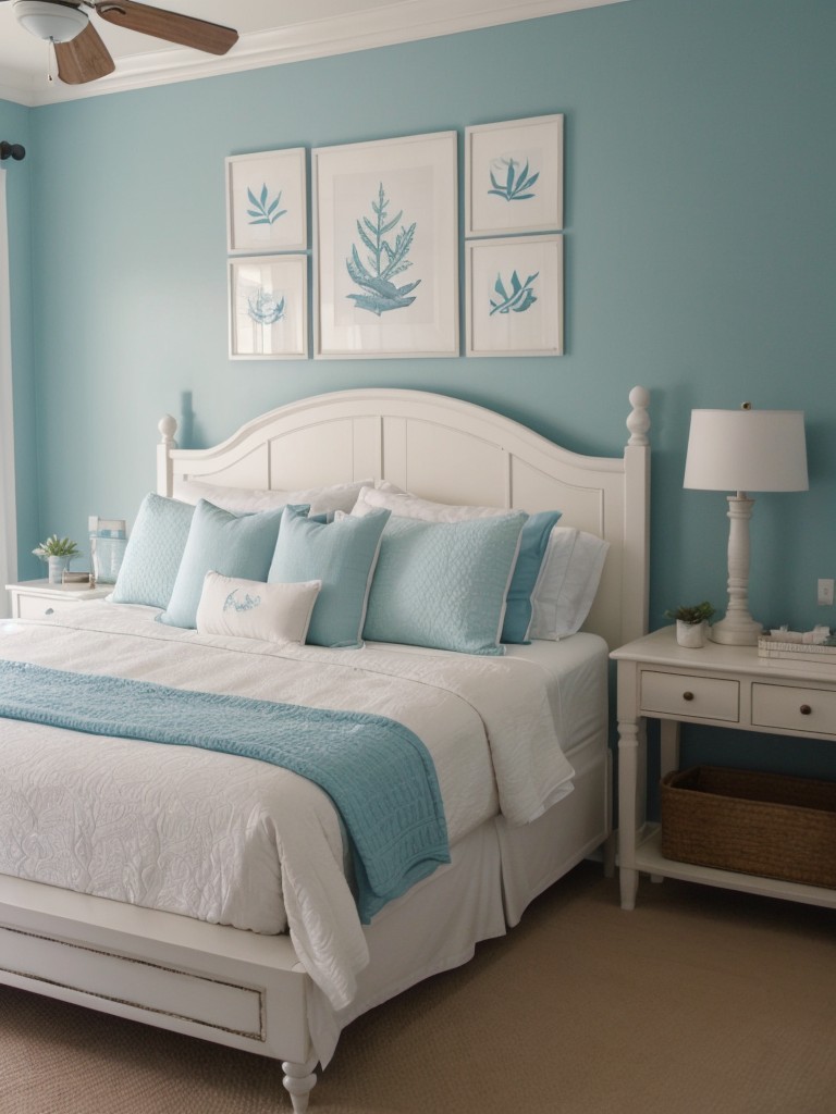 Seaside Serenity: Transform Your Apartment with Nautical Bedroom Decor!