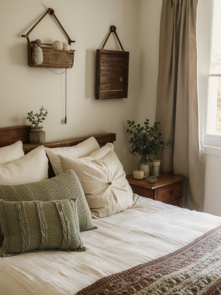 Creating a Cozy Vintage Bedroom with Sewing & Knitting Decor