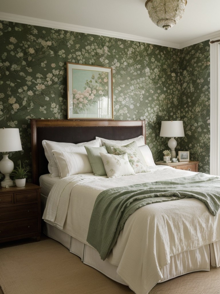 Bring nature indoors for a tranquil vintage bedroom