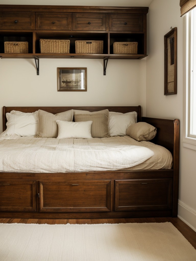 Vintage Charm & Clever Storage: The Perfect Combo for Small Apartments!