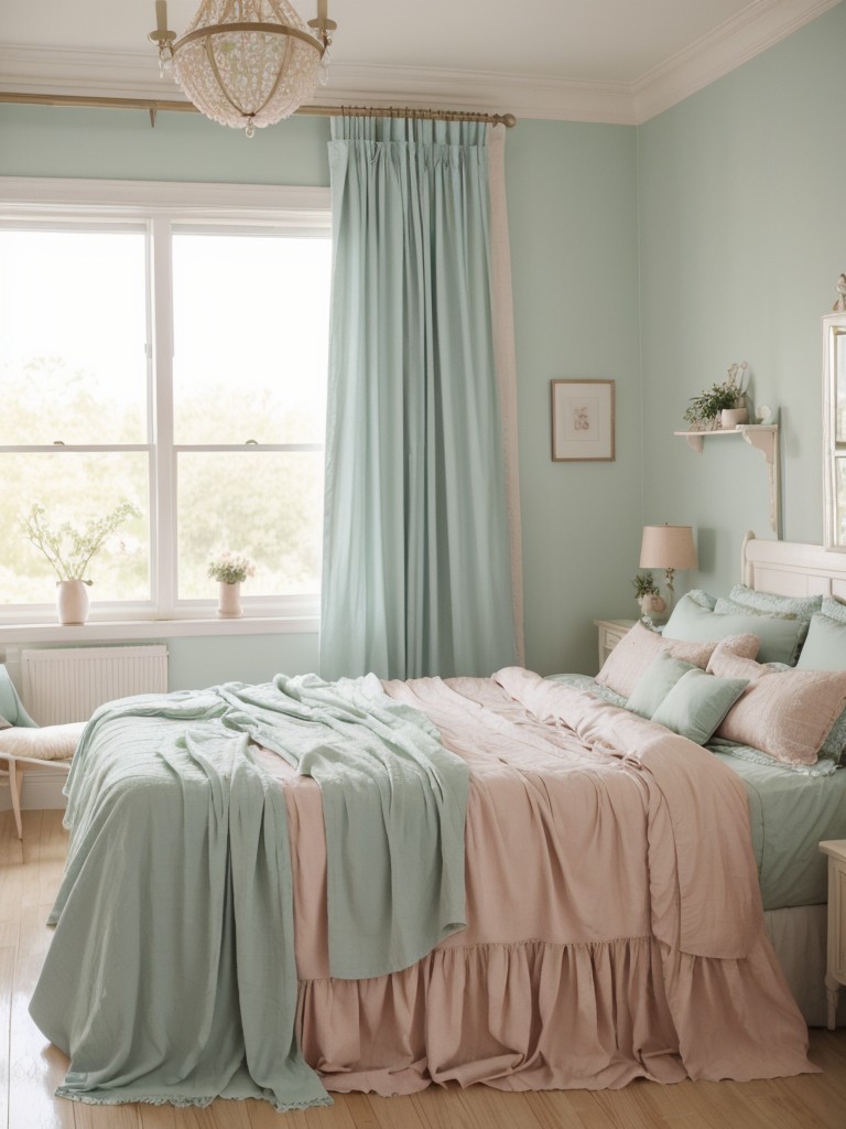 Vintage-Inspired Apartment Décor: Dreamy Pastels & Floral Patterns