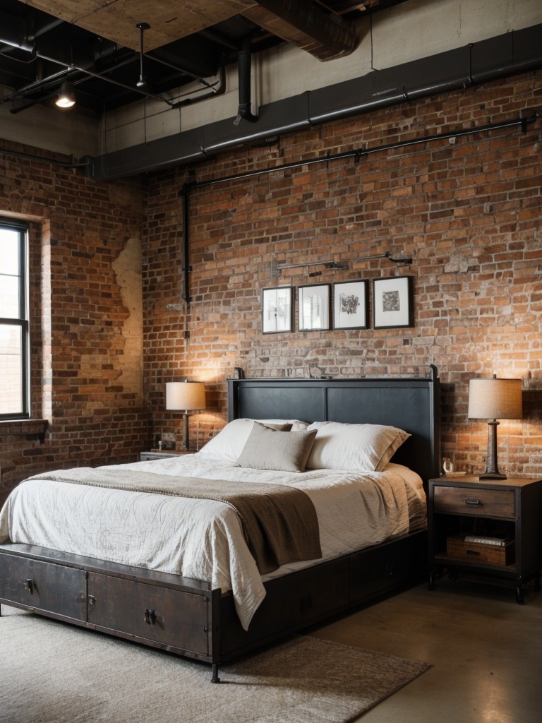 Vintage Chic: Transform Your Bedroom with Industrial Vibes!