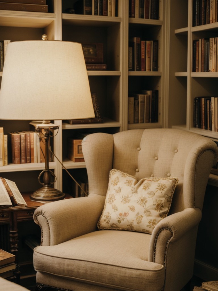 Create a Cozy Reading Corner in Your Bedroom with Vintage Flair!