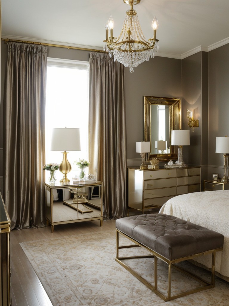 Vintage Bedroom Chic: Elevate Your Decor with Metallic Accents