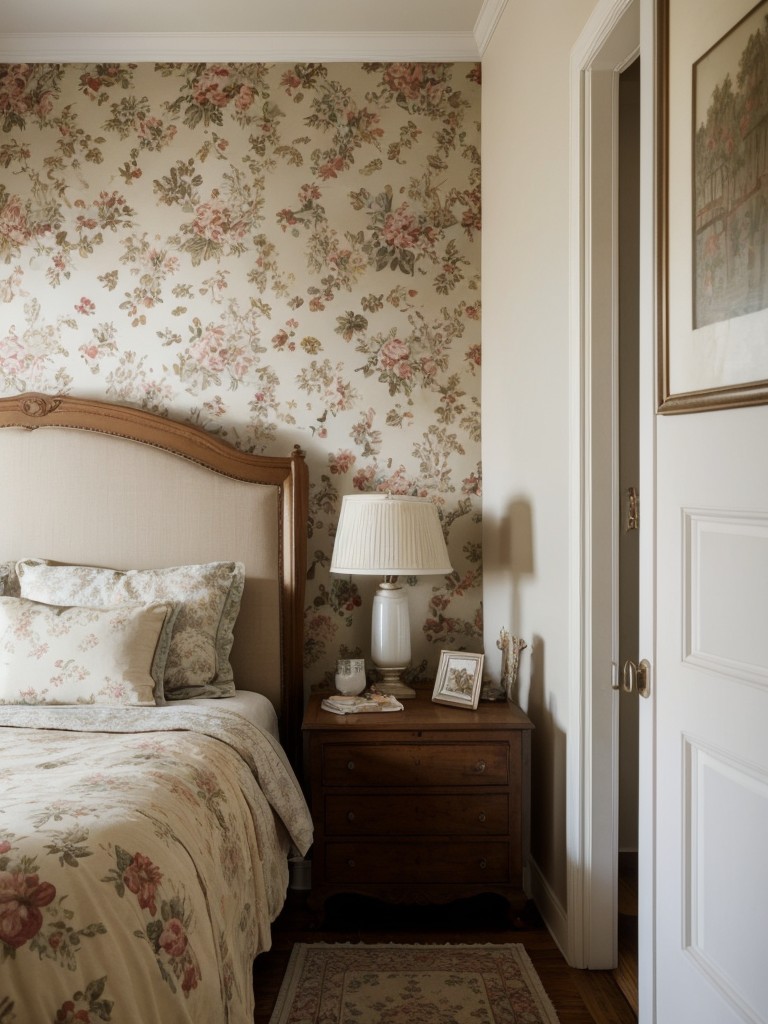 Vintage-inspired wallpaper: Elevate your apartment with nostalgic charm