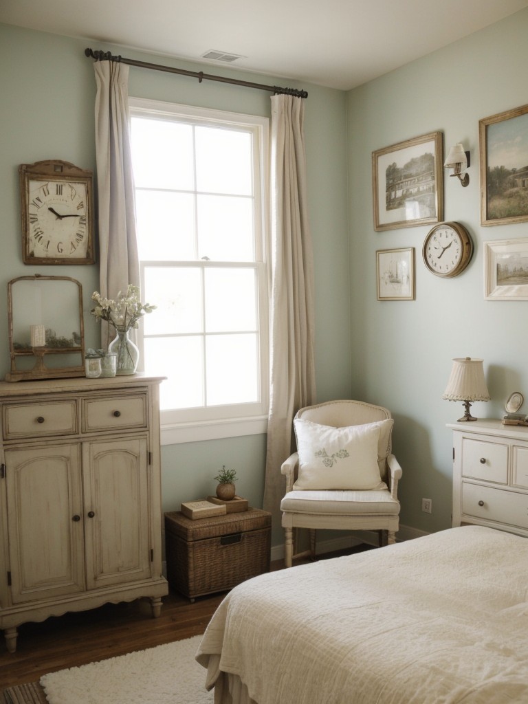 Vintage-inspired bedroom decor to create a serene escape.