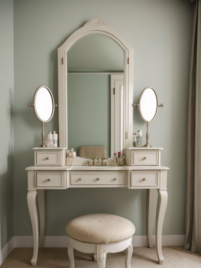 Revive Your Bedroom: Create a Vintage Vibe with a Stylish Vanity Station!