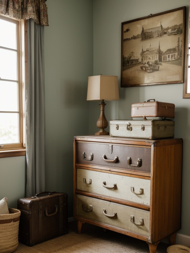 Vintage Suitcase Storage: An Apartment Décor Must-Have!