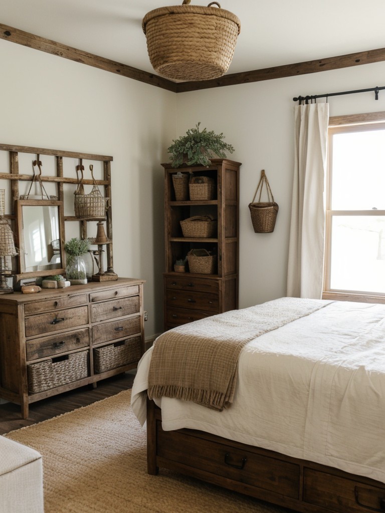 Rustic Vintage Bedroom: Embrace Simplicity & Charm!