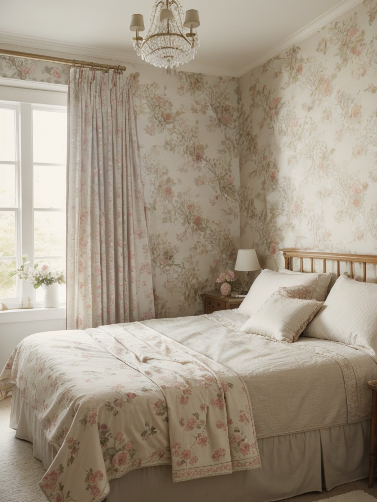 Vintage-Inspired Wallpaper: Transform Your Apartment Bedroom!