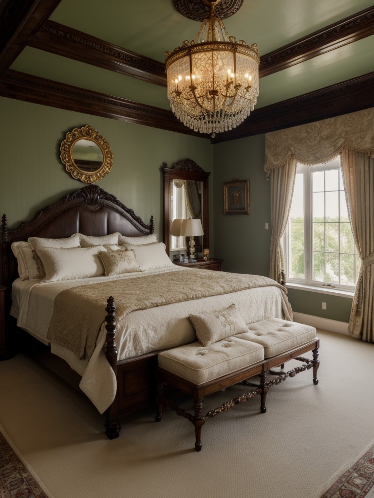 Vintage Chic: Transform Your Bedroom with Ornate Details!