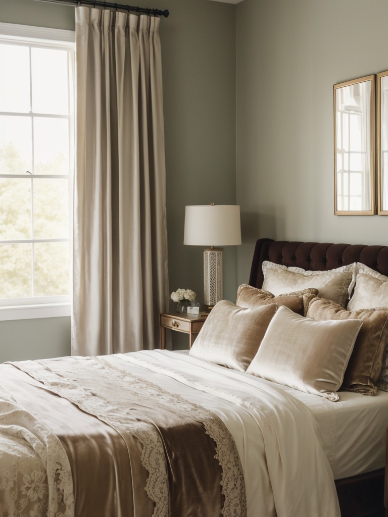 Vintage Bedroom Vibes: Luxurious Layers for an Inviting Space!