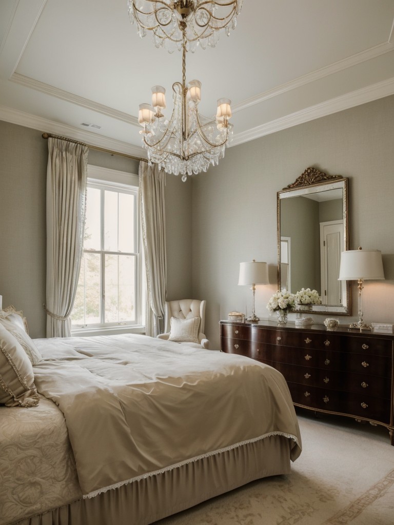 Vintage Glamour for Your Apartment Bedroom: Elegant Retreat