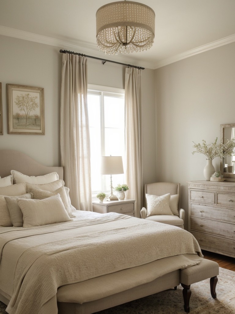 Vintage Vibes & Serene Neutrals: Create a Peaceful Apartment Oasis!