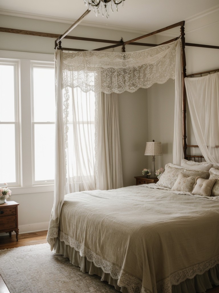 Vintage Romance: Transform Your Apartment with a Canopy Bed