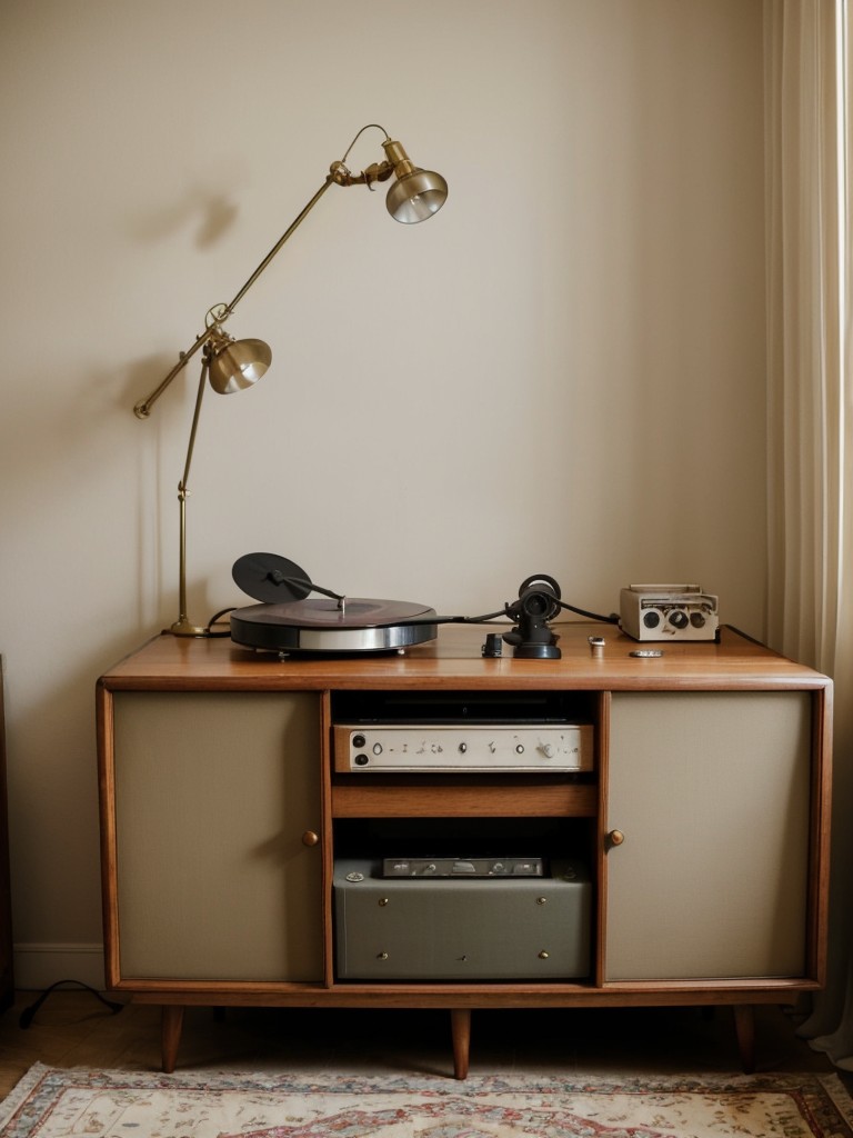 Vintage Vibes: Retro Record Player and Vinyl Collection for your Bedroom Decor