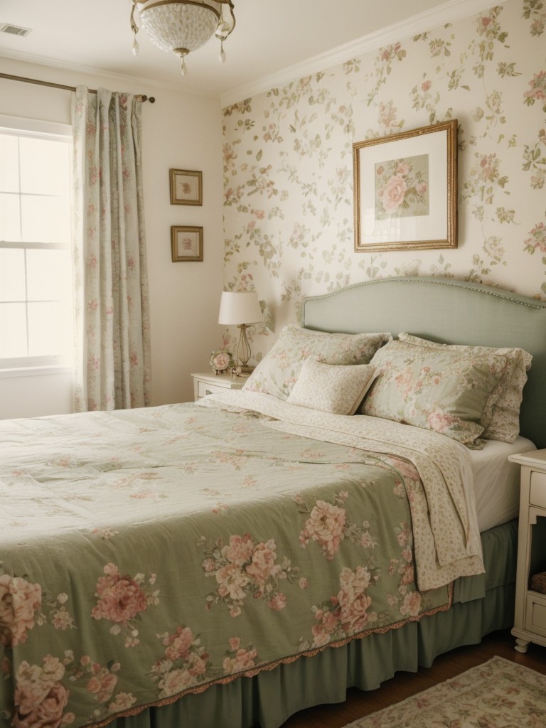Timeless Vintage-inspired Bedding: Add Whimsy to Your Apartment.