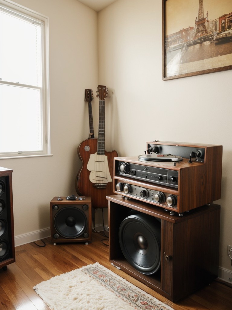 Vintage Audio Delights: Transform Your Bedroom with Nostalgic Charm!