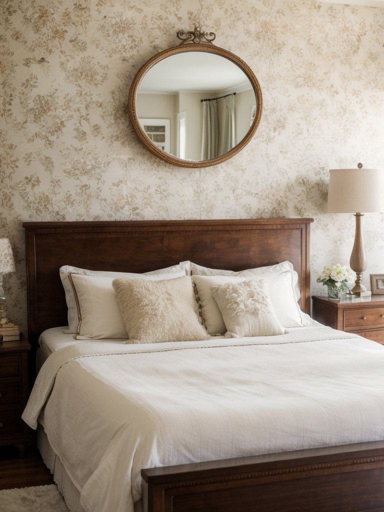 Create a Vintage Retreat: Vintage-inspired decor for your personalized apartment bedroom!