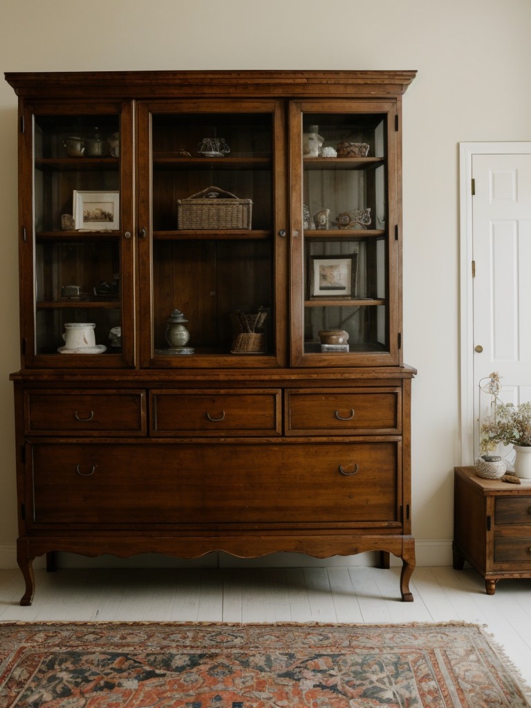 Vintage Retreat: Stylishly Display Your Treasure Trove in Your Apartment