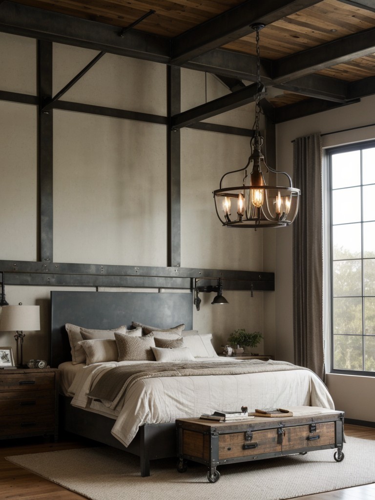 Vintage Industrial Bedroom: Stylish & Functional Decor