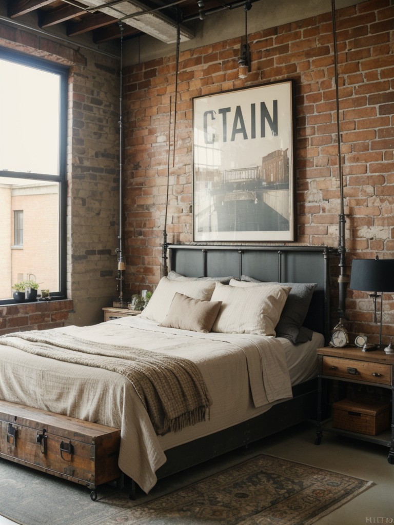 Industrial Oasis: Vintage Vibes for Your Apartment