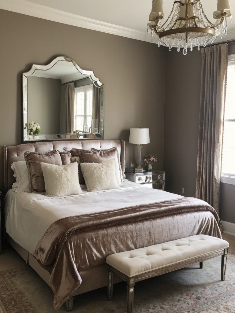 Vintage Glam: Apartment Bedroom Decor Ideas