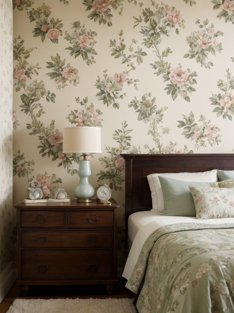 Whimsical Vintage-Inspired Bedroom Decor Ideas: Add Playful Patterns & Botanical Charm