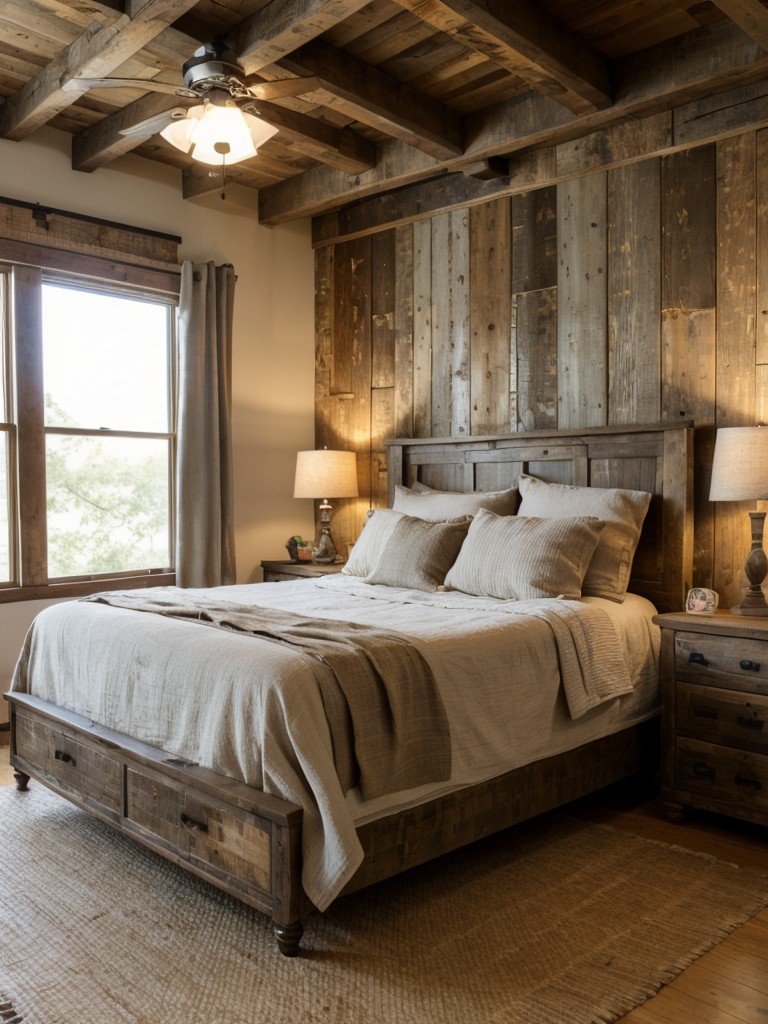 Vintage Vibes for Your Apartment: Rustic-Chic Bedroom Decor Ideas