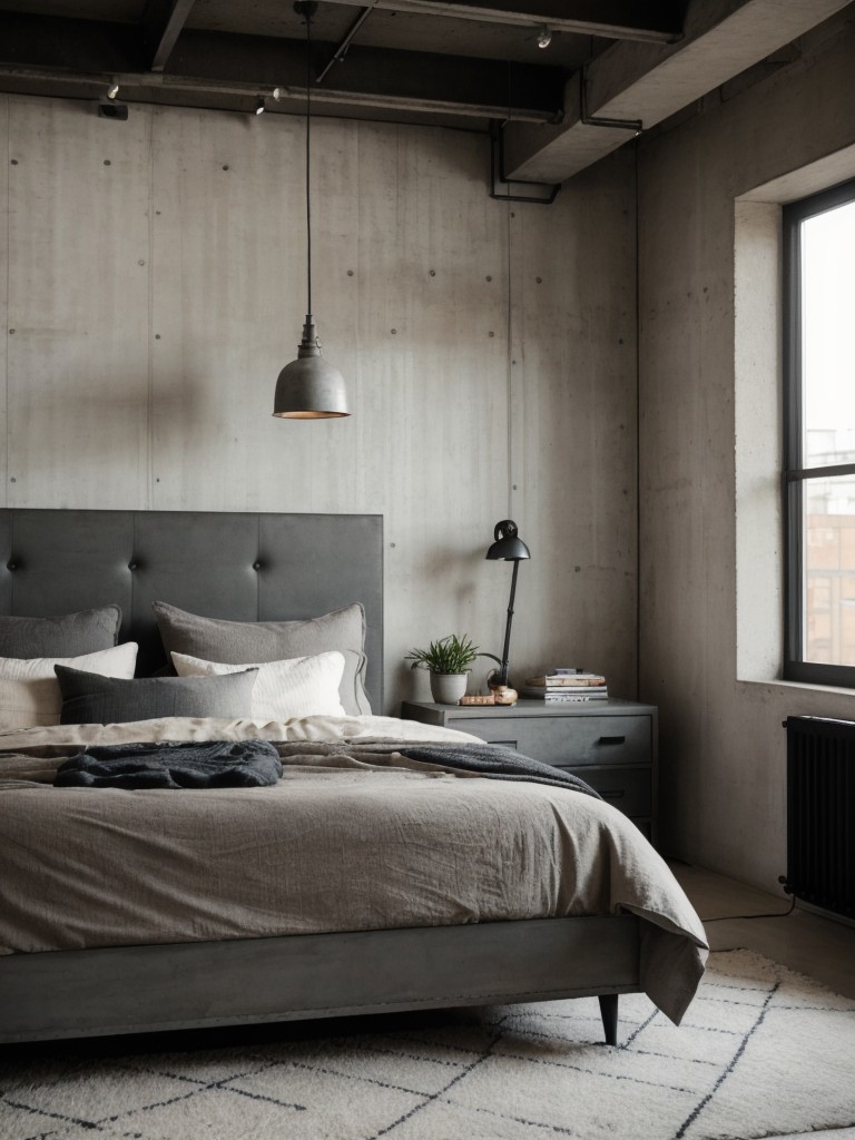 Bring the Urban Loft Vibes to Your Bedroom with Retro Decor!