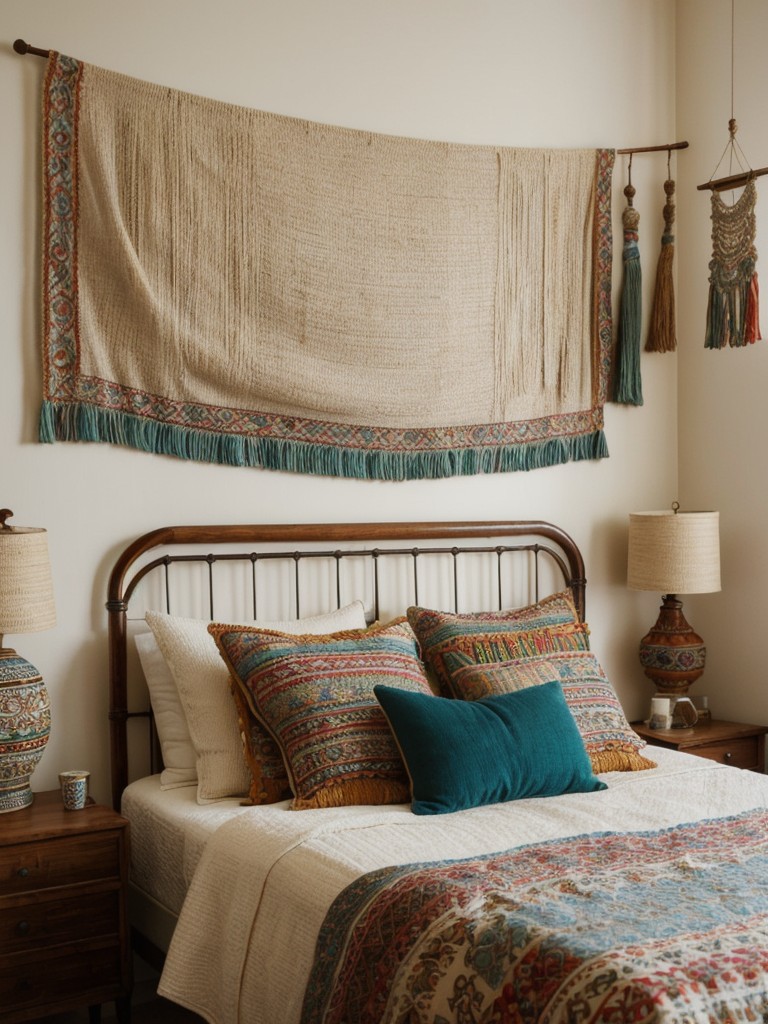 Boho Chic Bedroom: Embrace Global Vibes with Retro Decor!