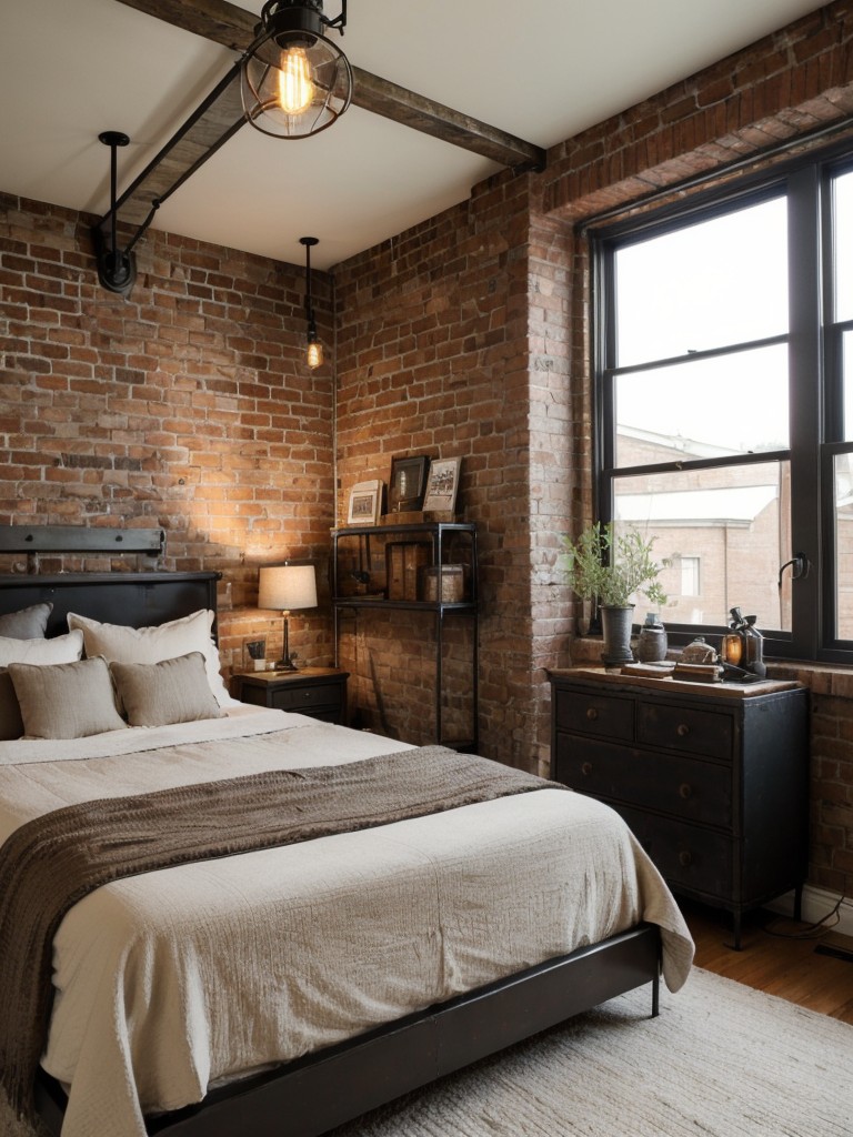 Industrial Chic: Transform Your Bedroom with Vintage Flair!