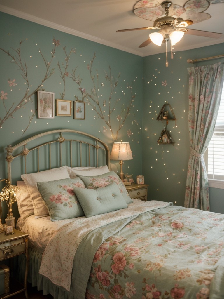 Whimsical Fairy Garden Bedroom: Transform Your Space with Vintage Charm