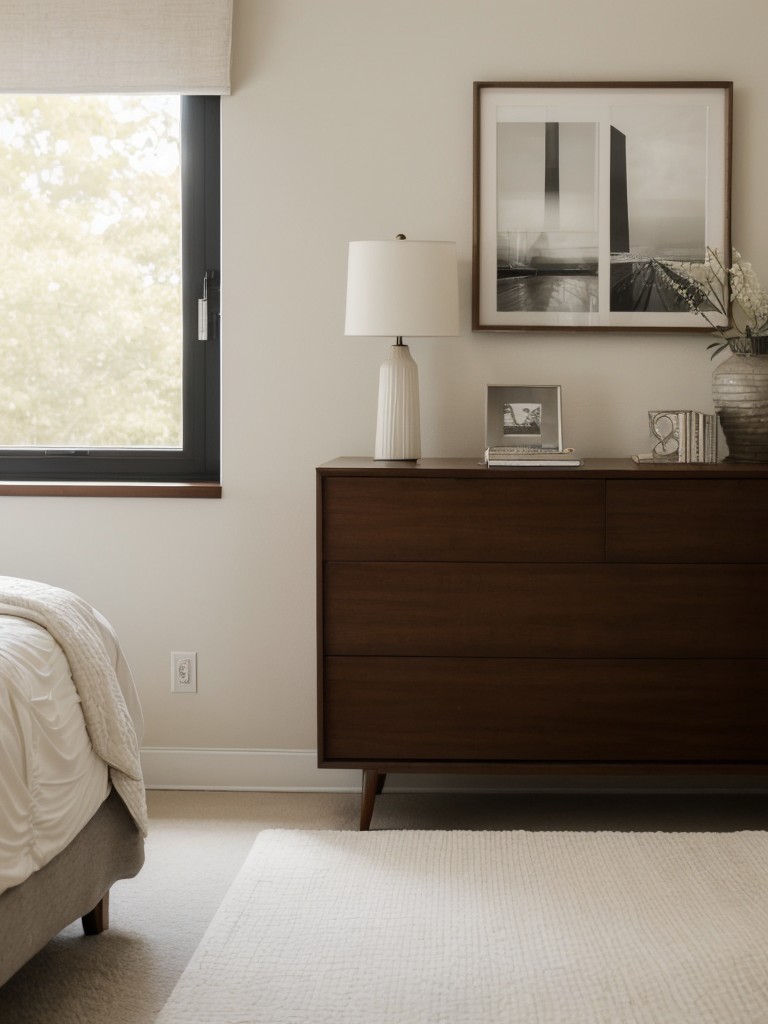 Retro Chic Bedroom: Balance, Sophistication, & Mid-Century Vibes!