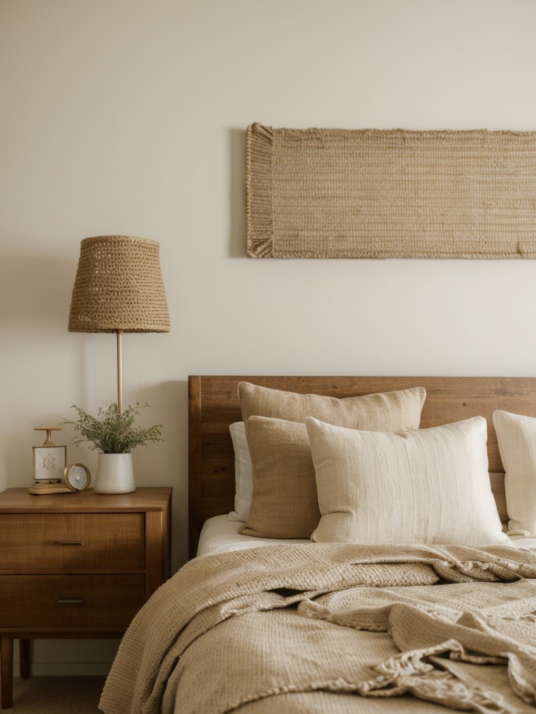 Turn Your Bedroom into a Retro Haven with Serene Vibes and Natural Textures!