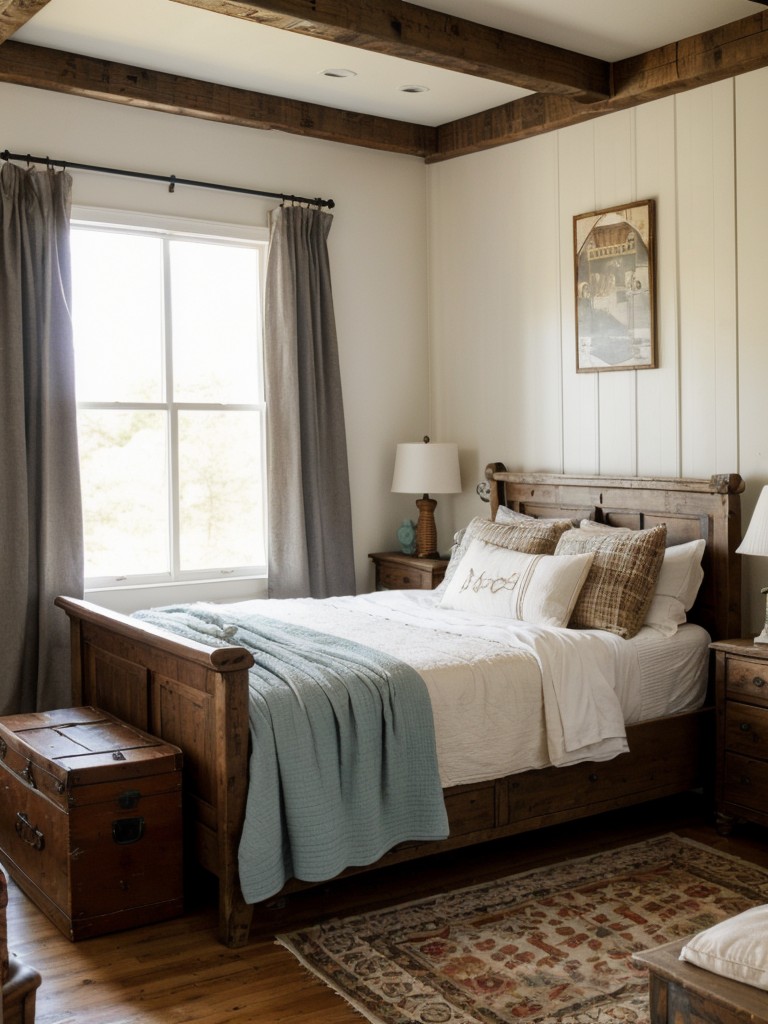 Rustic Chic: Transform Your Bedroom with Vintage Farmhouse Vibes