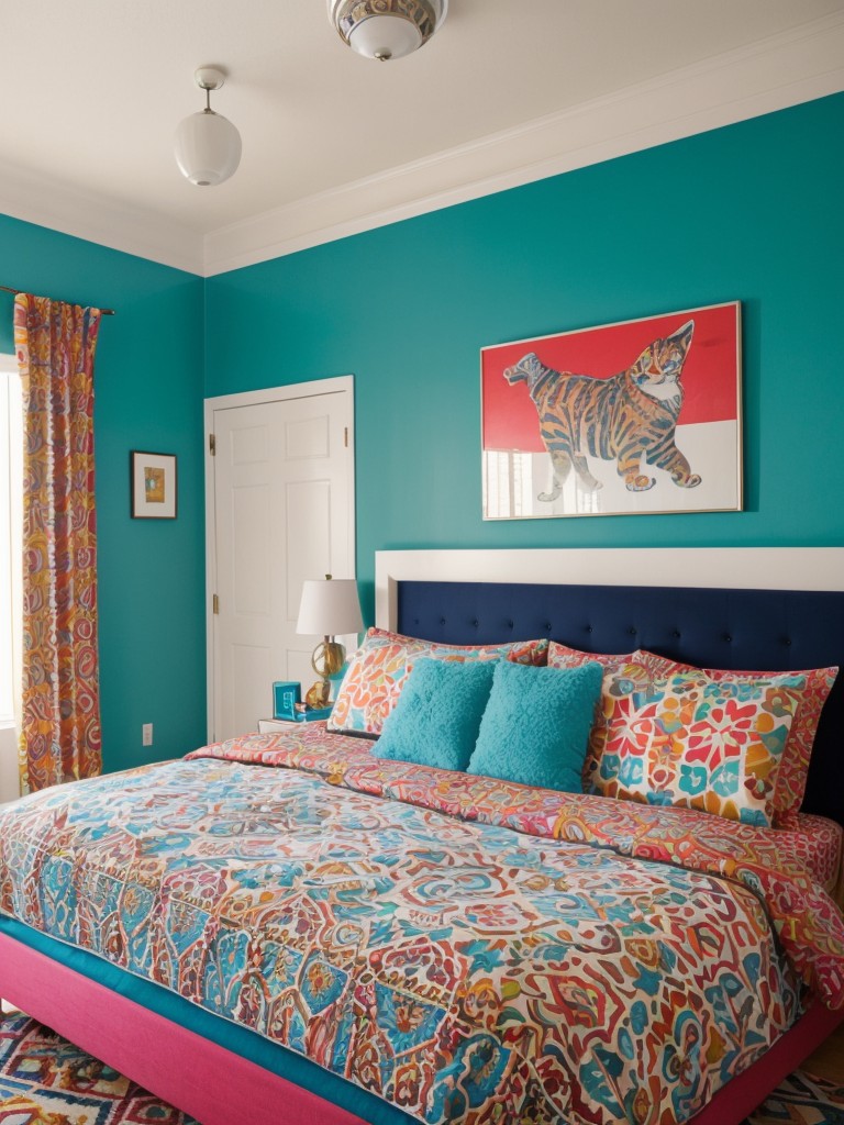 Embrace Retro Vibes: Transform Your Apartment with Bold Bedroom Decor!