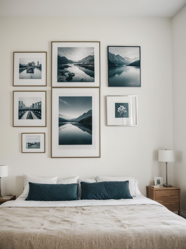 Transform Your Bedroom: Elevate Your Space with a Stylish Gallery Wall!