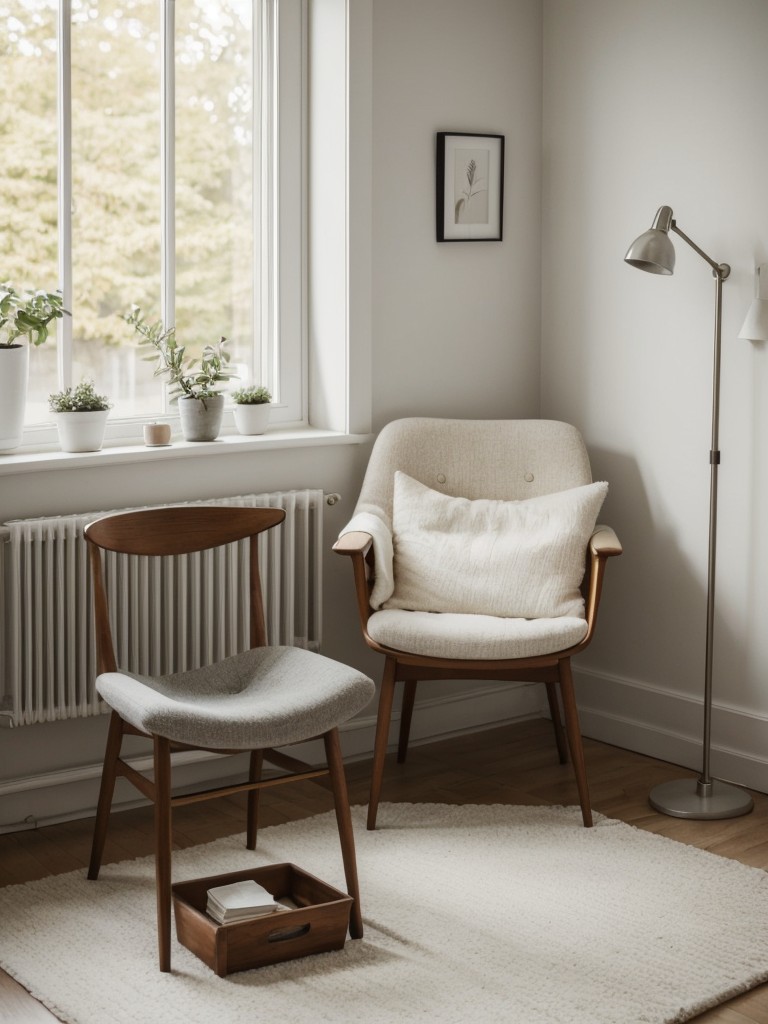 Scandi-inspired Apartment: Cozy Corner Seating Ideas