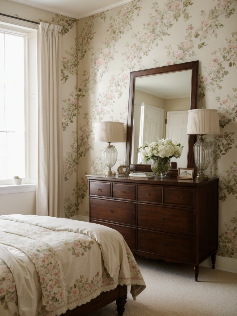 Vintage-Inspired Wallpaper: Classic Charm for Your Apartment