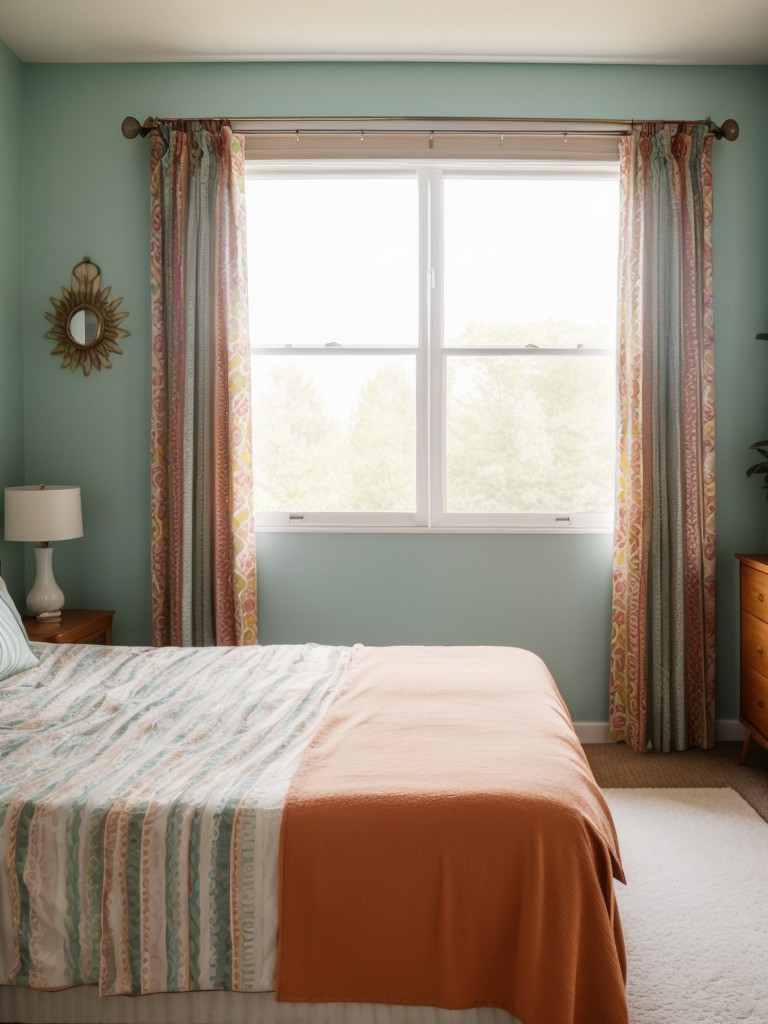 Timeless Retro Bedroom Decor: Stylish Window Treatments!