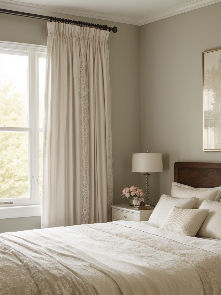 Retro-inspired bedroom makeover: Create a dreamy retreat with soft textiles and romantic touches!