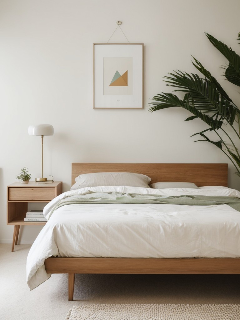 Minimalist Bedroom Inspiration: Retro Paradise On A Budget