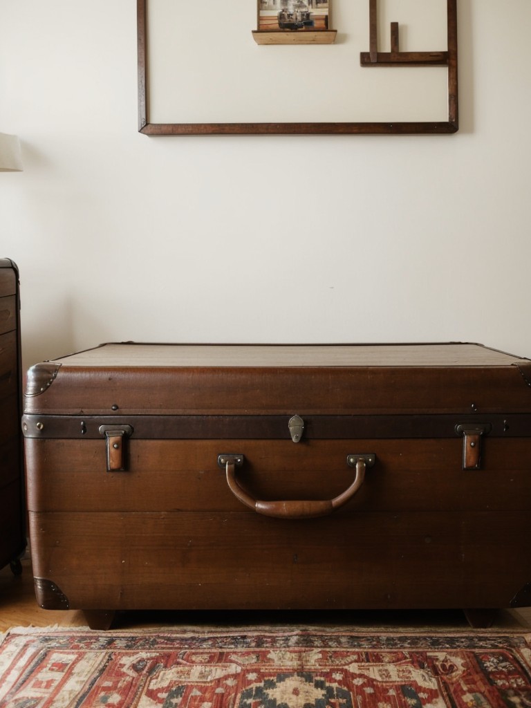 Retro Bedroom Decor: Maximize Storage with Vintage Trunks!