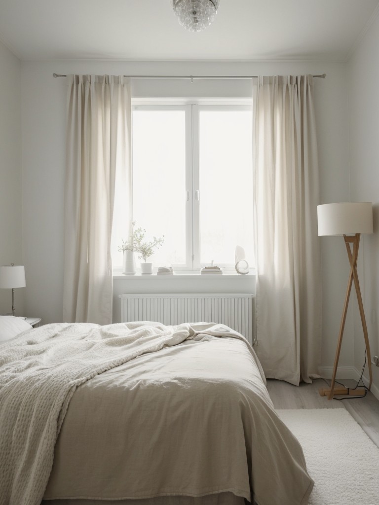 Cozy Scandinavian Bedroom Inspiration: Soft Lighting for an Inviting Space