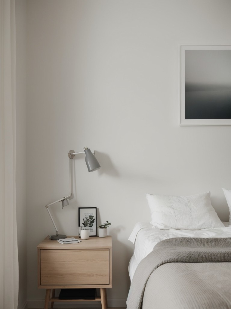 Minimalist Wall-mounted Bedside Tables: Maximize Apartment Space!